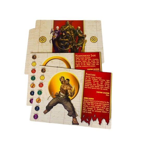 Legacy of the Unconquered Sun Game Replacement 5 Solar Cards Exalted 2nd Edition - Picture 2 of 5